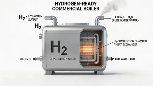 Hydrogen-ready boiler technology